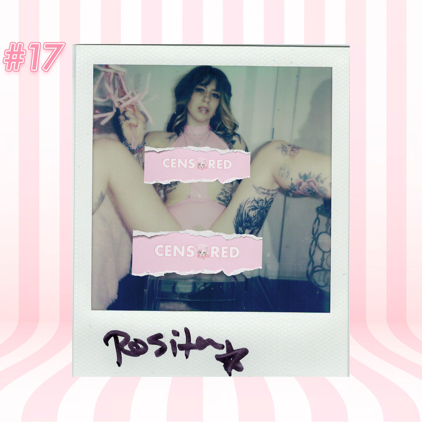 Exklusives signiertes Polaroid – Rosita Martin 2025 Lewd Fashion Collection