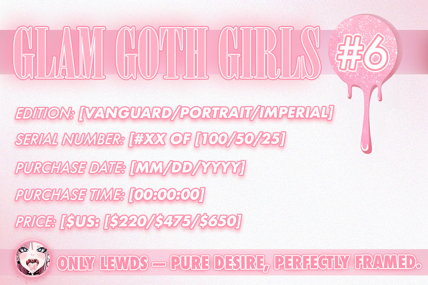 Glam Goth Girls Vol. 6: Gunshot Girl Limited Edition Thirst Trap Photo Book