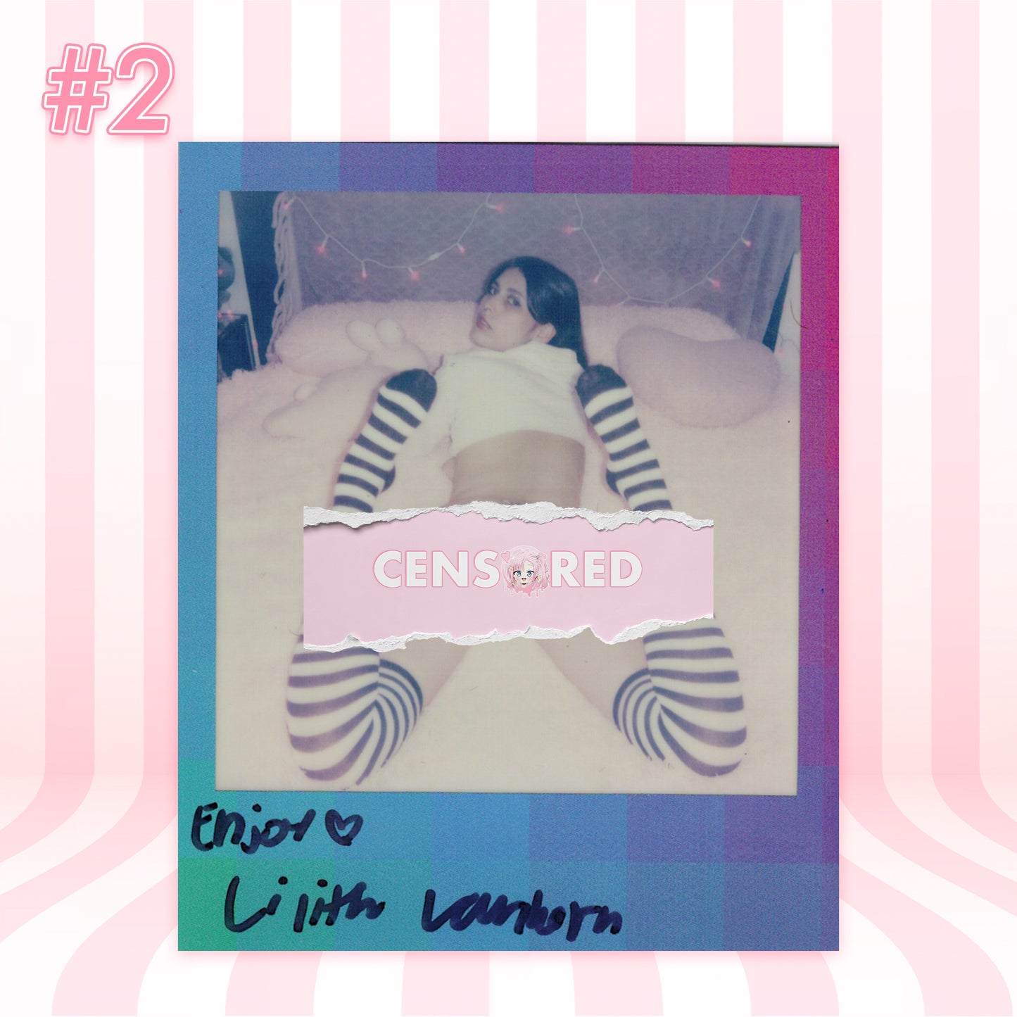Lilith Vanhorn: Gothic Debut in Makima Shimapan – Limited Polaroid Set (19 Exposures)