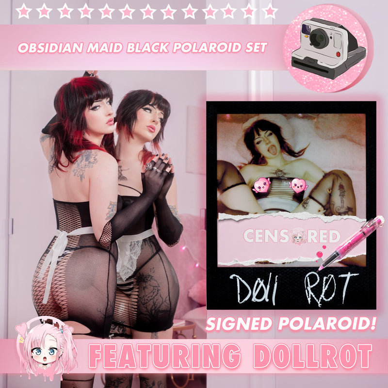 D0llr0t — Obsidian Maid — Black Frame