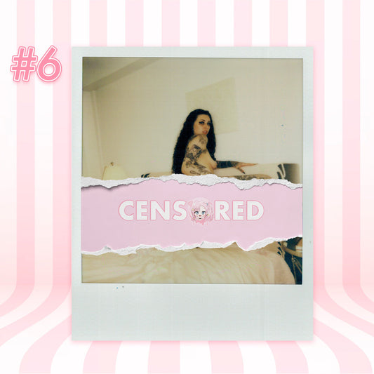 Blazed Brat — Pink Rhinestone G-String Polaroid #06
