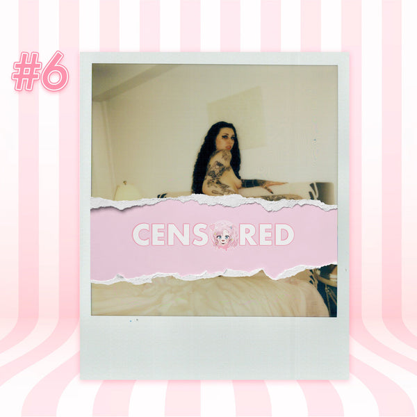 Blazed Brat — Pink Rhinestone G-String Polaroid #06
