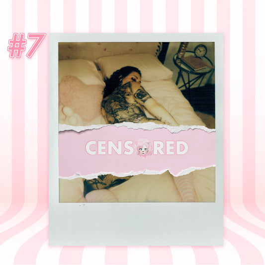 Blazed Brat — Pink Rhinestone G-String Polaroid #07