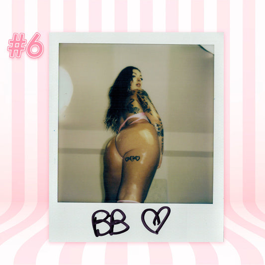 Brooke — Pink Sheer Bodysuit Polaroid #06