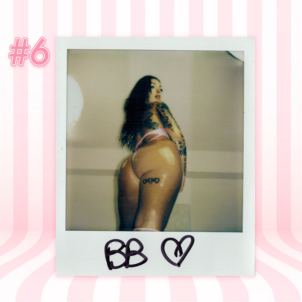 Brooke — Pink Sheer Bodysuit Polaroid #06