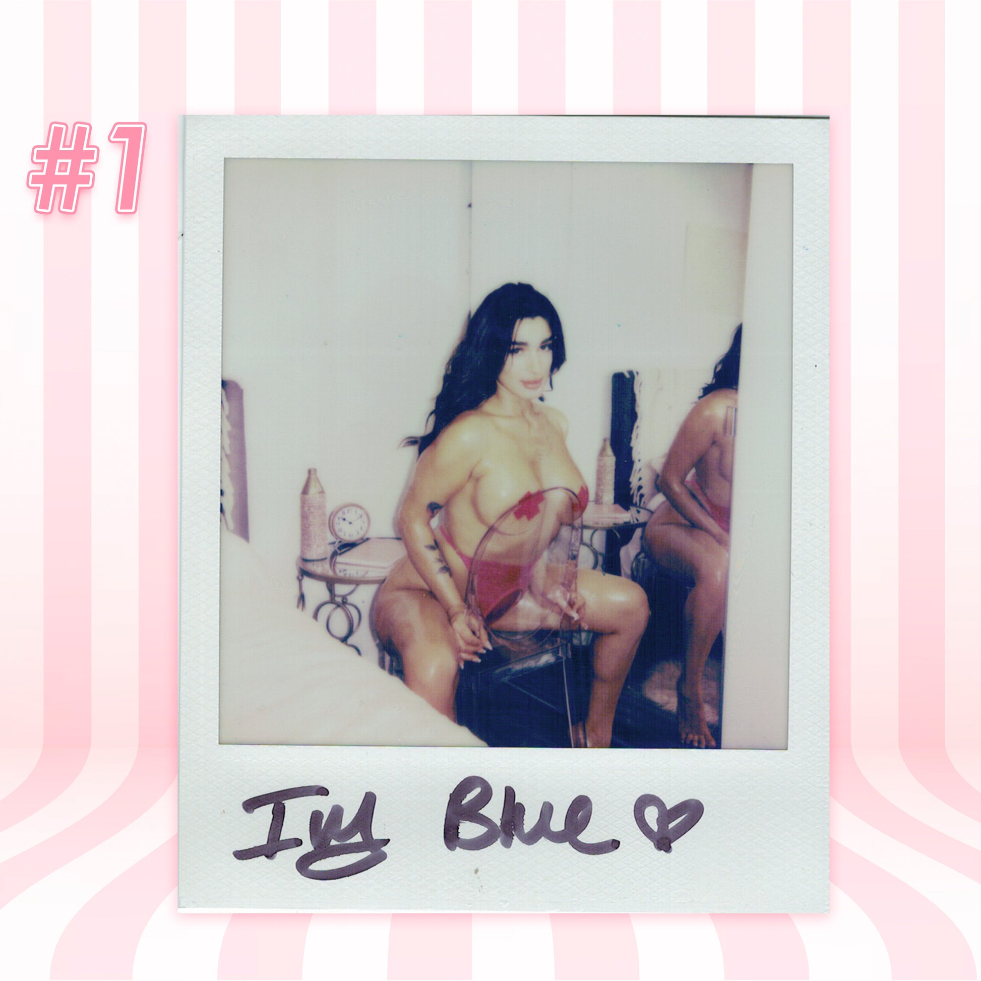 Ivy Blue Exclusive Signed Lewd Polaroids