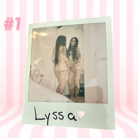 Morbid Barbie — Black Shimapan + Cross Pasties Edition Polaroid #01
