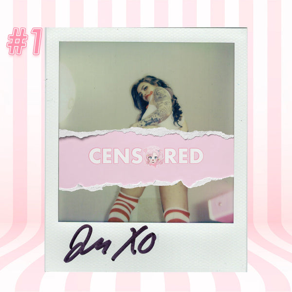 Violent Sinema — Red See-Through Bodysuit 2025 Polaroid #01
