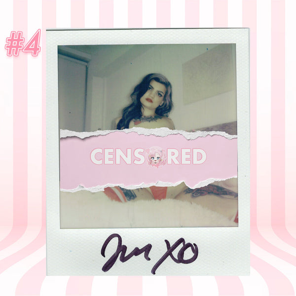 Violent Sinema — Red See-Through Bodysuit 2025 Polaroid #04