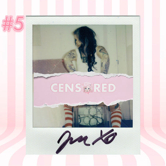 Violent Sinema — Red See-Through Bodysuit 2025 Polaroid #05