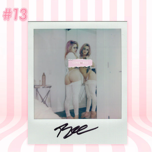 Bre Kitsune — White Kawaii Leggings + Yuri Crop Top Polaroid #13