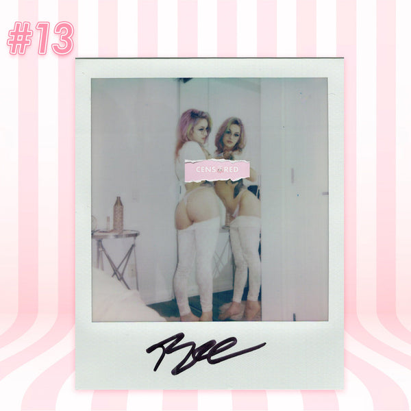 Bre Kitsune — White Kawaii Leggings + Yuri Crop Top Polaroid #13