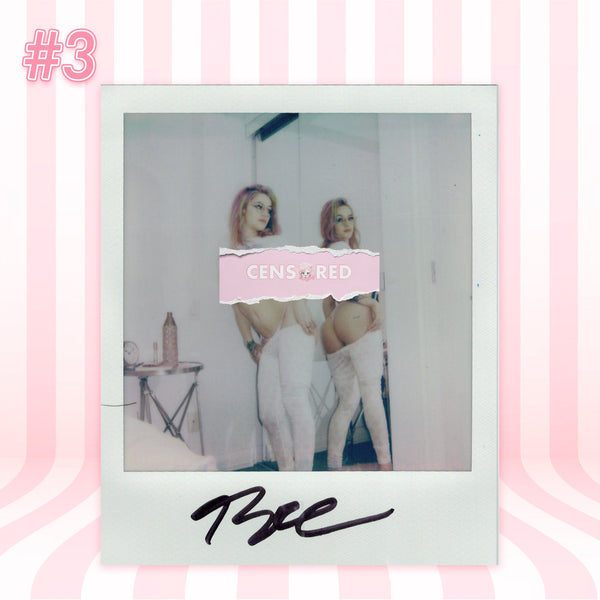 Bre Kitsune — White Kawaii Leggings + Yuri Crop Top Polaroid #03
