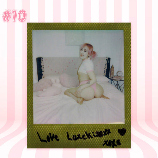 MyDarling666 — Sexy School Girl Pink Lingerie Set Polaroid #10