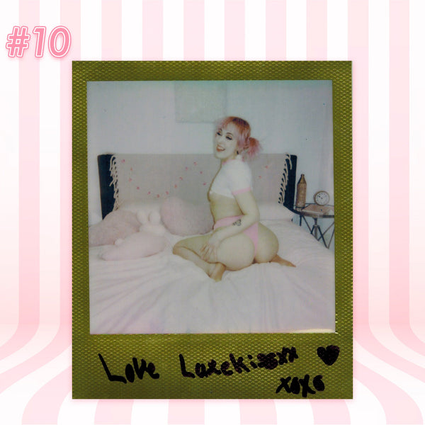 MyDarling666 — Sexy School Girl Pink Lingerie Set Polaroid #11