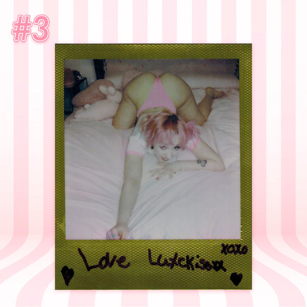 MyDarling666 — Sexy School Girl Pink Lingerie Set Polaroid #03