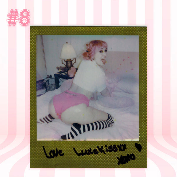 MyDarling666 — Sexy School Girl Pink Lingerie Set Polaroid #08