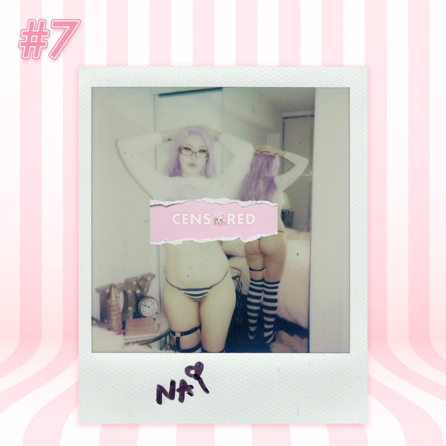 SirenSugarX: Tokyo Ghoul’s Rize in Raw Polaroid Nudes – Rare Debut Set (12 Exposures)