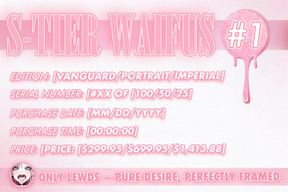 S-Tier Waifus Vol. 1 — The Imperial Statement | Featuring d0llr0t