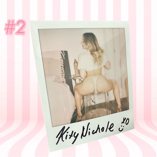 Kity Nichole — Ahegao Leggings + Pink Shimapan Panties + Pastel Goth Crop Top Polaroid #05