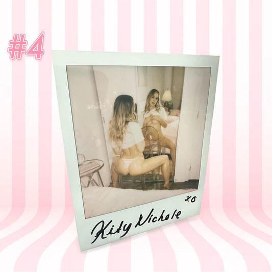 Kity Nichole — Ahegao Leggings + Pink Shimapan Panties + Pastel Goth Crop Top Polaroid #04