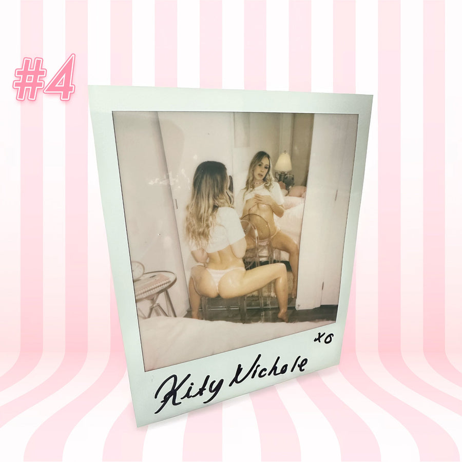 Kity Nichole — Ahegao Leggings + Pink Shimapan Panties + Pastel Goth Crop Top Polaroid #04