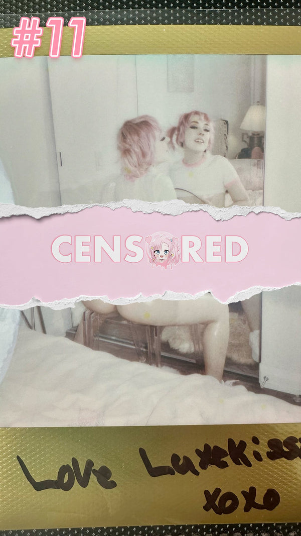 MyDarling666 — Sexy School Girl Pink Lingerie Set Polaroid #12
