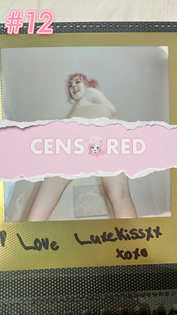 MyDarling666 — Sexy School Girl Pink Lingerie Set Polaroid #13