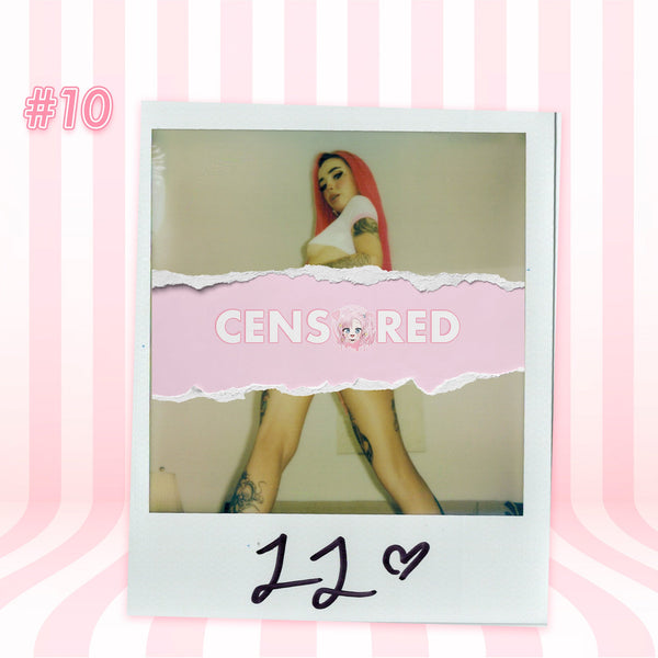 Lucy Lovesick — Sexy School Girl Pink Lingerie Set Polaroid #10