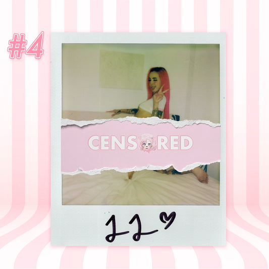 Lucy Lovesick — Sexy School Girl Pink Lingerie Set Polaroid #04