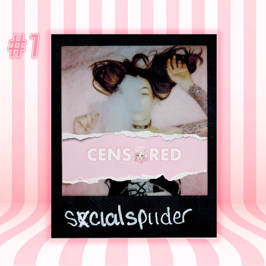 SxcialSpiider — Gothic Maid | Black Frame Polaroid #01/017