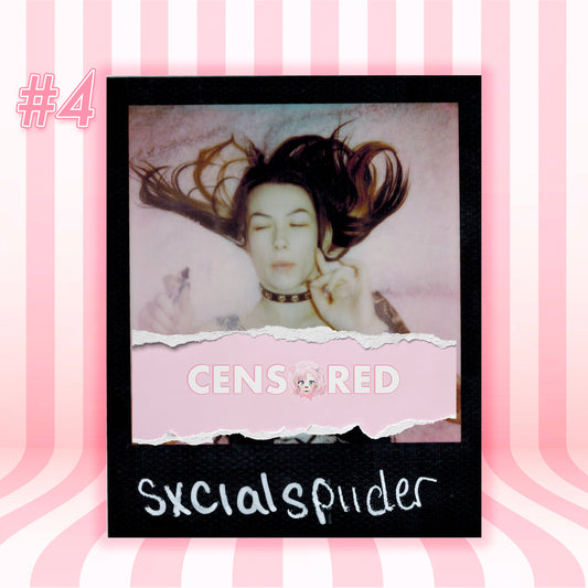 SxcialSpiider — Gothic Maid | Black Frame Polaroid #04/017