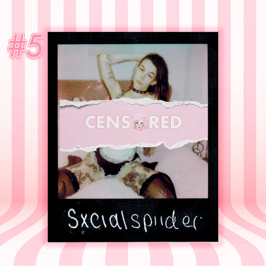 SxcialSpiider — Gothic Maid | Black Frame Polaroid #05/017
