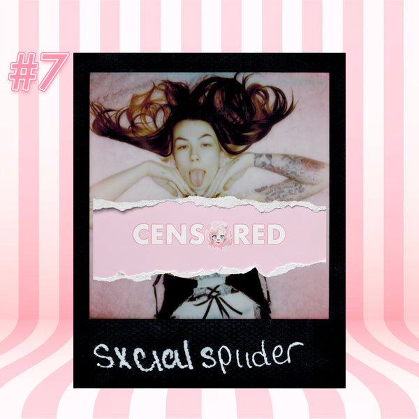 SxcialSpiider — Gothic Maid | Black Frame Polaroid #07/017