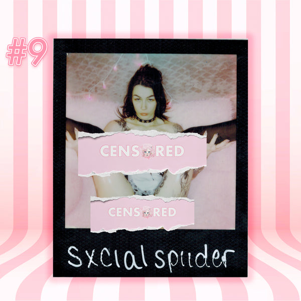 SxcialSpiider — Gothic Maid | Black Frame Polaroid #09/017