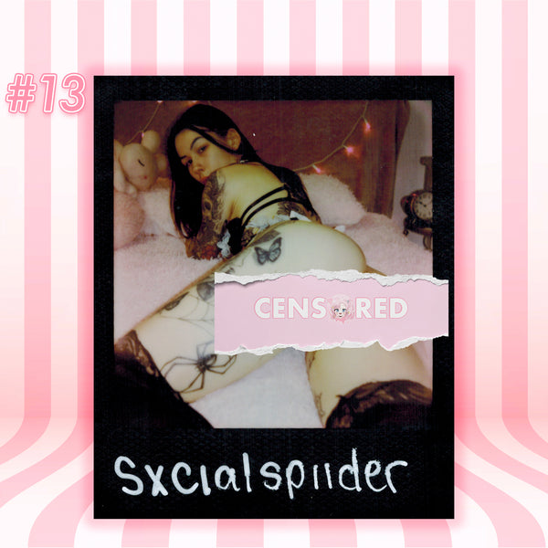 SxcialSpiider — Gothic Maid | Black Frame Polaroid #13/017