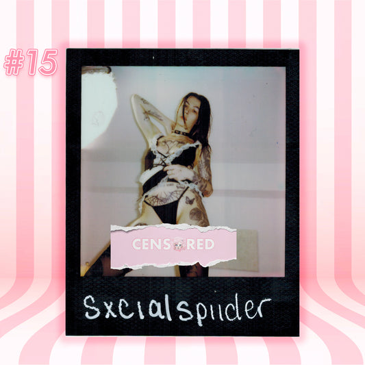 SxcialSpiider — Gothic Maid | Black Frame Polaroid #15/017