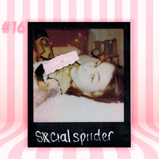 SxcialSpiider — Gothic Maid | Black Frame Polaroid #16/017