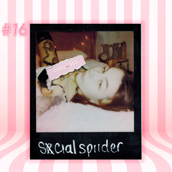 SxcialSpiider — Gothic Maid | Black Frame Polaroid #16/017