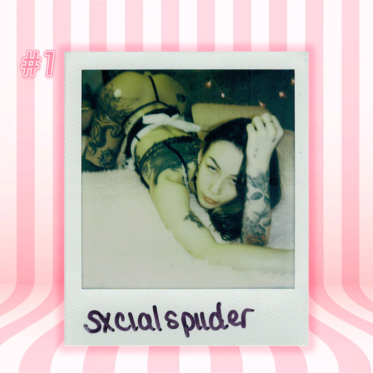 SxcialSpiider — Gothic Maid | White Frame Polaroid #01/011