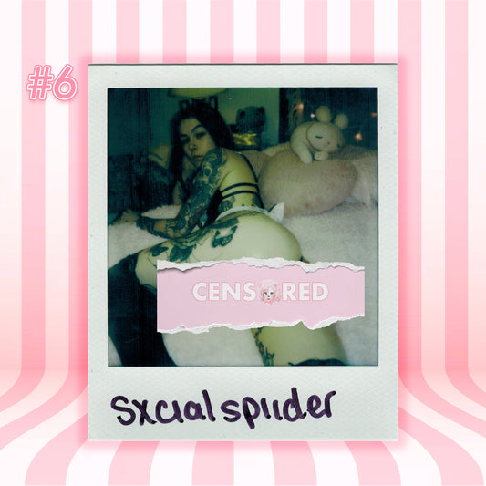 SxcialSpiider — Gothic Maid | White Frame Polaroid #06/011