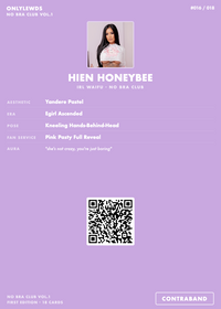 Hien Honeybee — Contraband #016 of 018 | No Bra Club Vol.1 2