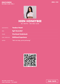 Hien Honeybee — Fan Fave #003 of 018 | No Bra Club Vol.1 2