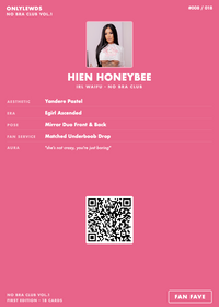 Hien Honeybee — Fan Fave #008 of 018 | No Bra Club Vol.1 2