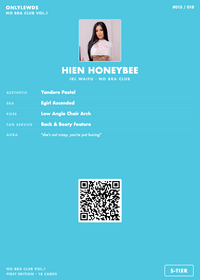 Hien Honeybee — S-Tier Card #015 of 018 | No Bra Club Vol.1 2