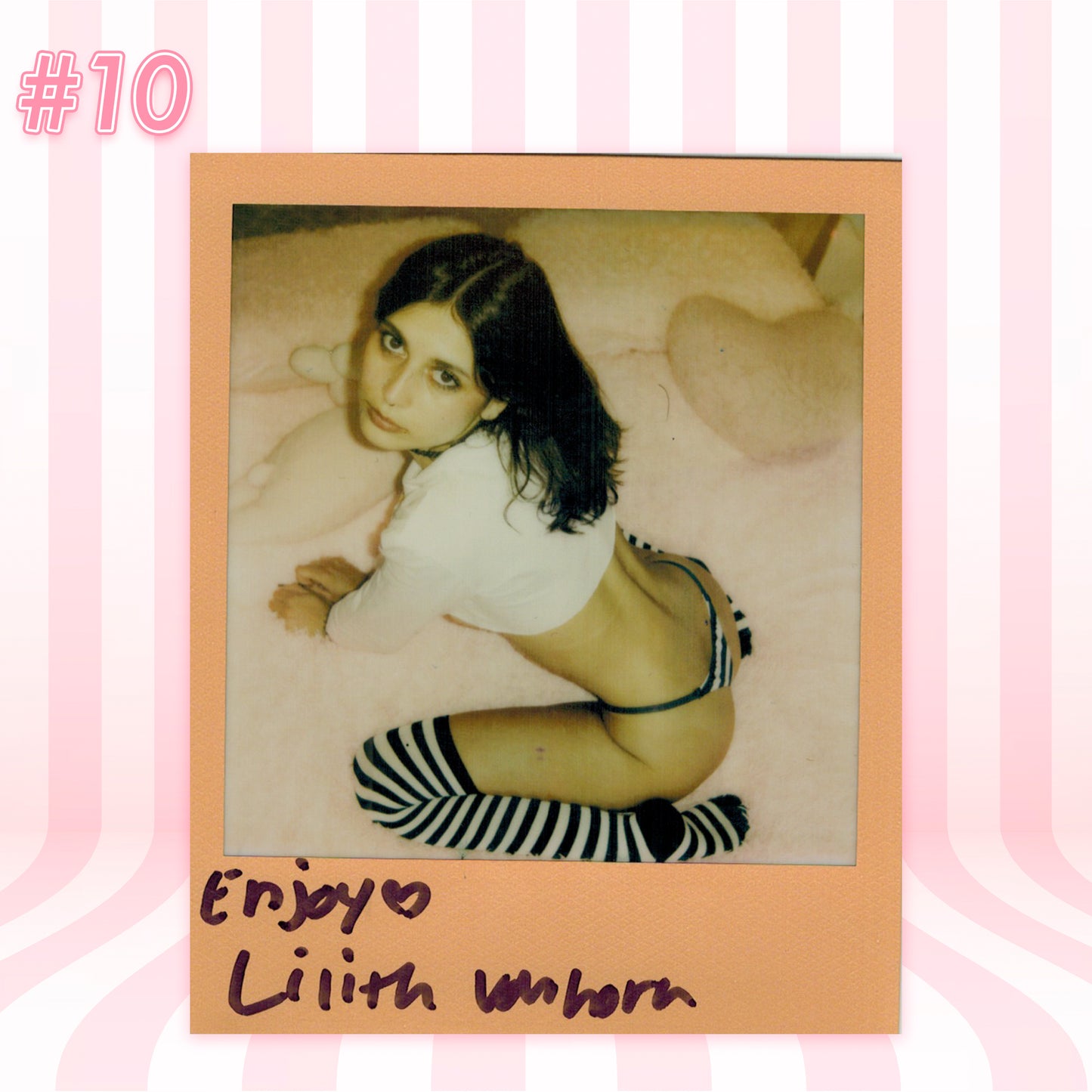 Lilith Vanhorn: Gothic Debut in Makima Shimapan – Limited Polaroid Set (19 Exposures)