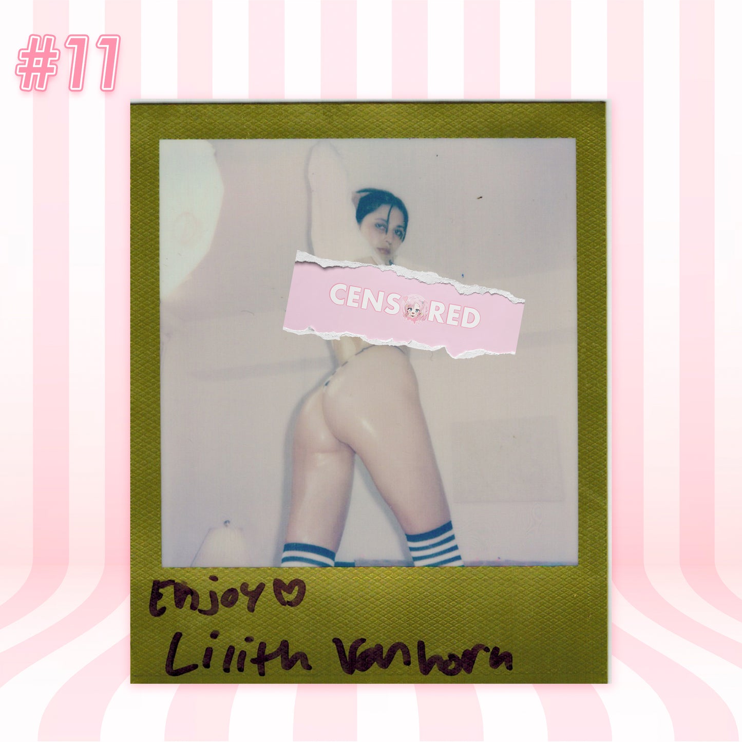 Lilith Vanhorn: Gothic Debut in Makima Shimapan – Limited Polaroid Set (19 Exposures)