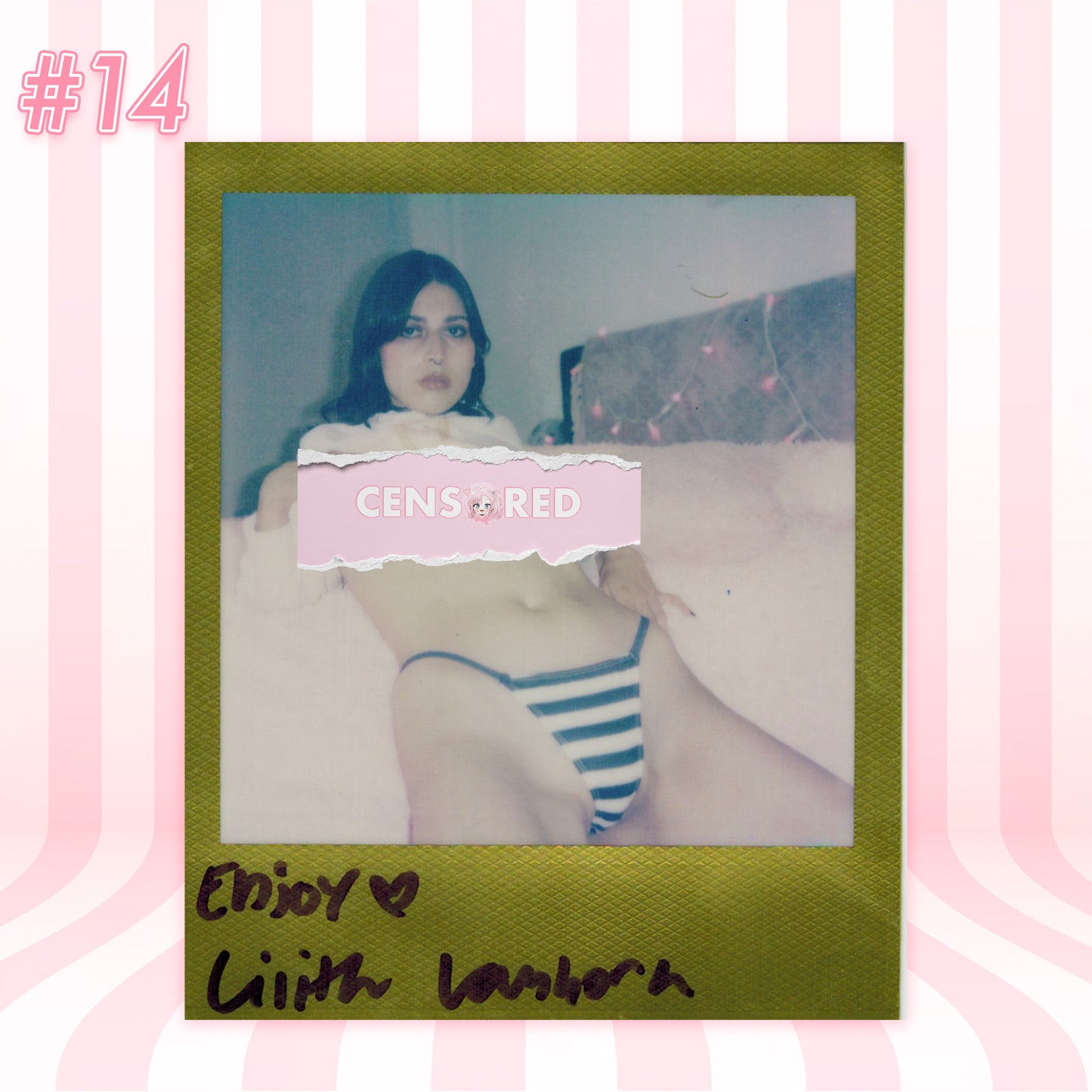 Lilith Vanhorn: Gothic Debut in Makima Shimapan – Limited Polaroid Set (19 Exposures)