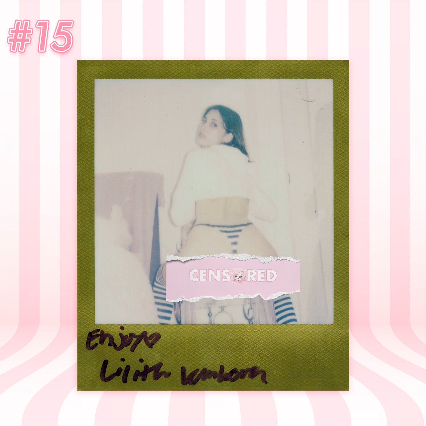Lilith Vanhorn: Gothic Debut in Makima Shimapan – Limited Polaroid Set (19 Exposures)