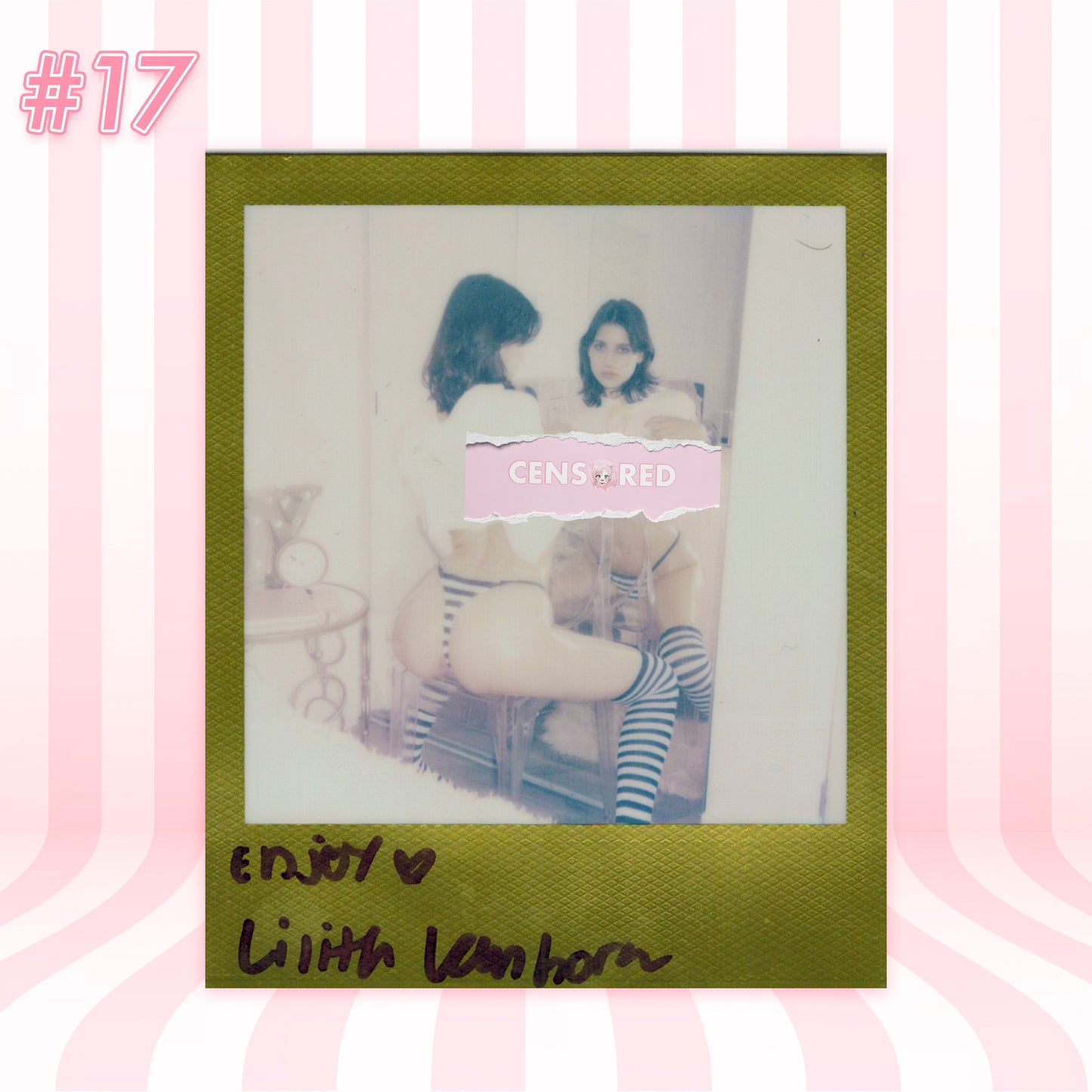 Lilith Vanhorn: Gothic Debut in Makima Shimapan – Limited Polaroid Set (19 Exposures)